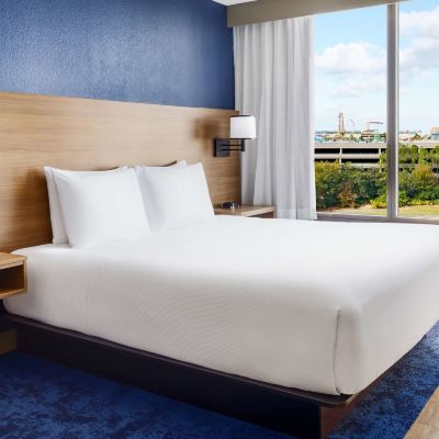 高層特大床房（帶梳化床） 奧蘭多環球影城度假村對面凱悦嘉軒酒店優惠