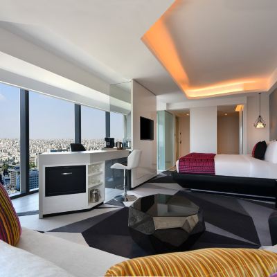 Premier Deluxe Guest Room, 1 King Bed, Corner Location W Amman Promo Code