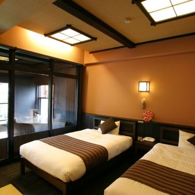 本館 民芸モダン和洋室 パノラマルーム 露天風呂付き 雲仙福田屋 クーポン