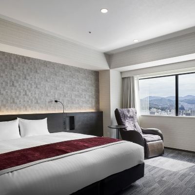 豪華大床房 禁菸 大和 Roynet 飯店廣島站優惠