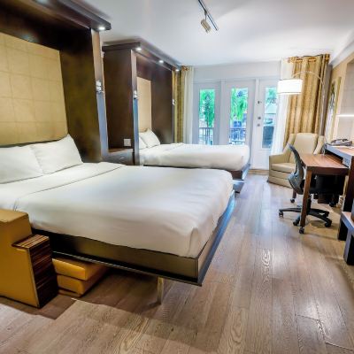 Superior Room, 2 Queen Murphy Beds, Kitchenette, Garden View LHotelQuébec Promo Code