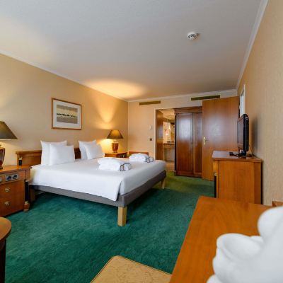 高級套房， 1張雙人床和1張沙發 諾富特弗賴堡音樂廳酒店優惠