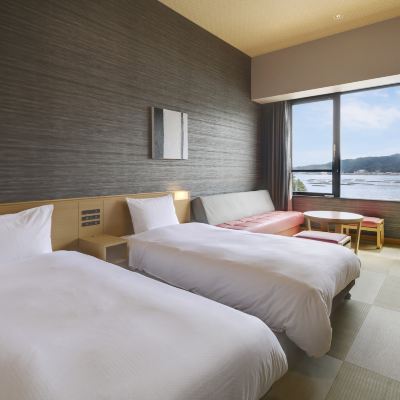 スーペリアオーシャンビューツインルーム グランヴィリオホテル宮島 -和蔵- クーポン
