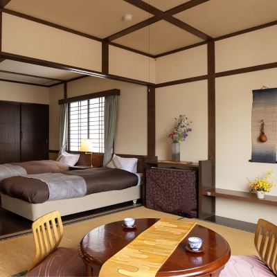 Deluxe Twin Room With Private Open-Air Bath-Kagarihi (City Side)