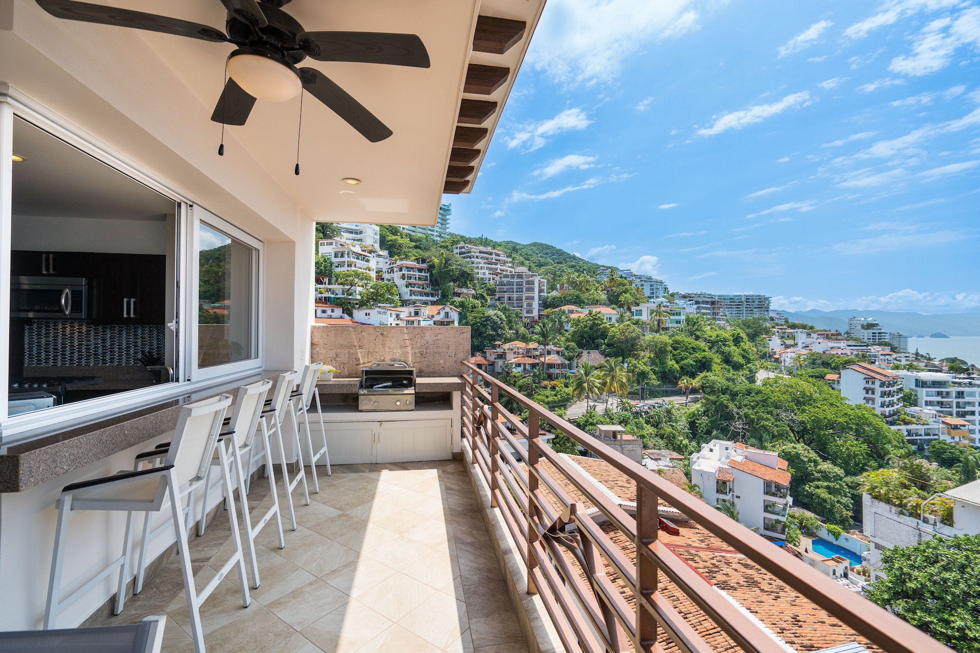 奢华套房， 2 间卧室， 海洋景观