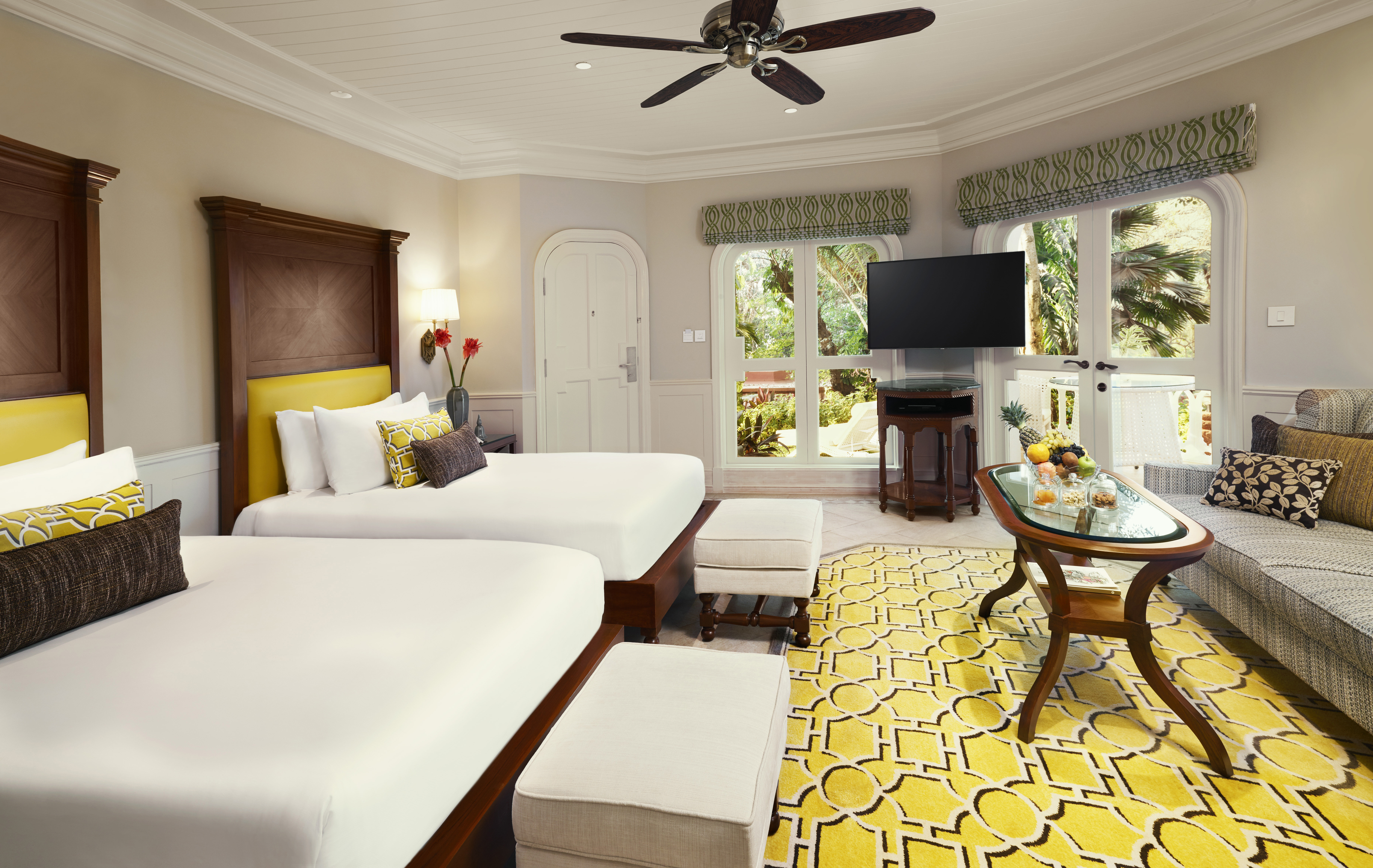 园景阿瓜达双床小屋