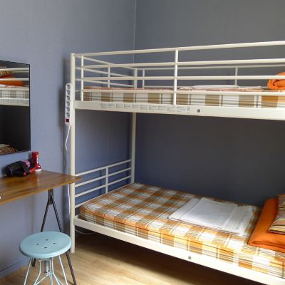 Twin Bunk Bed Room with Private Bathroom 더하우스 호스텔 쿠폰