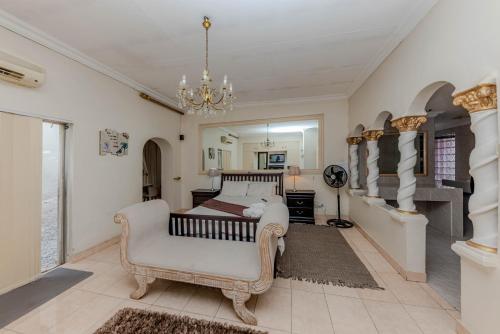 带露台的高级双人间或双床间