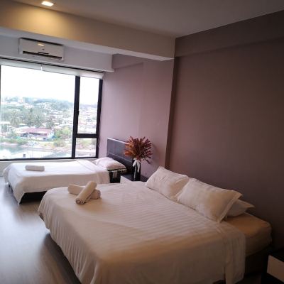 Suite, 2 Bilik Tidur Kupon Marina Travellers Suite SKY Karamunsing