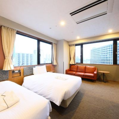 デラックスツイン【禁煙・高層階】シモンズ／マイクロバブルバス ホテルSUI赤坂 byABEST クーポン