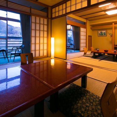 [Summer Nights]-Spacious And Relaxed, Ideal For Groups-(10+10 Tatami) [Japanese Room] [Smoking] [Mountain View] [River View] 旅館 清少納言 クーポン