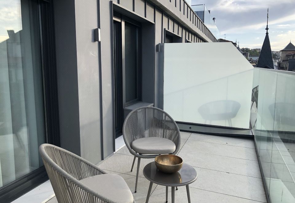 带露台的高级三人间