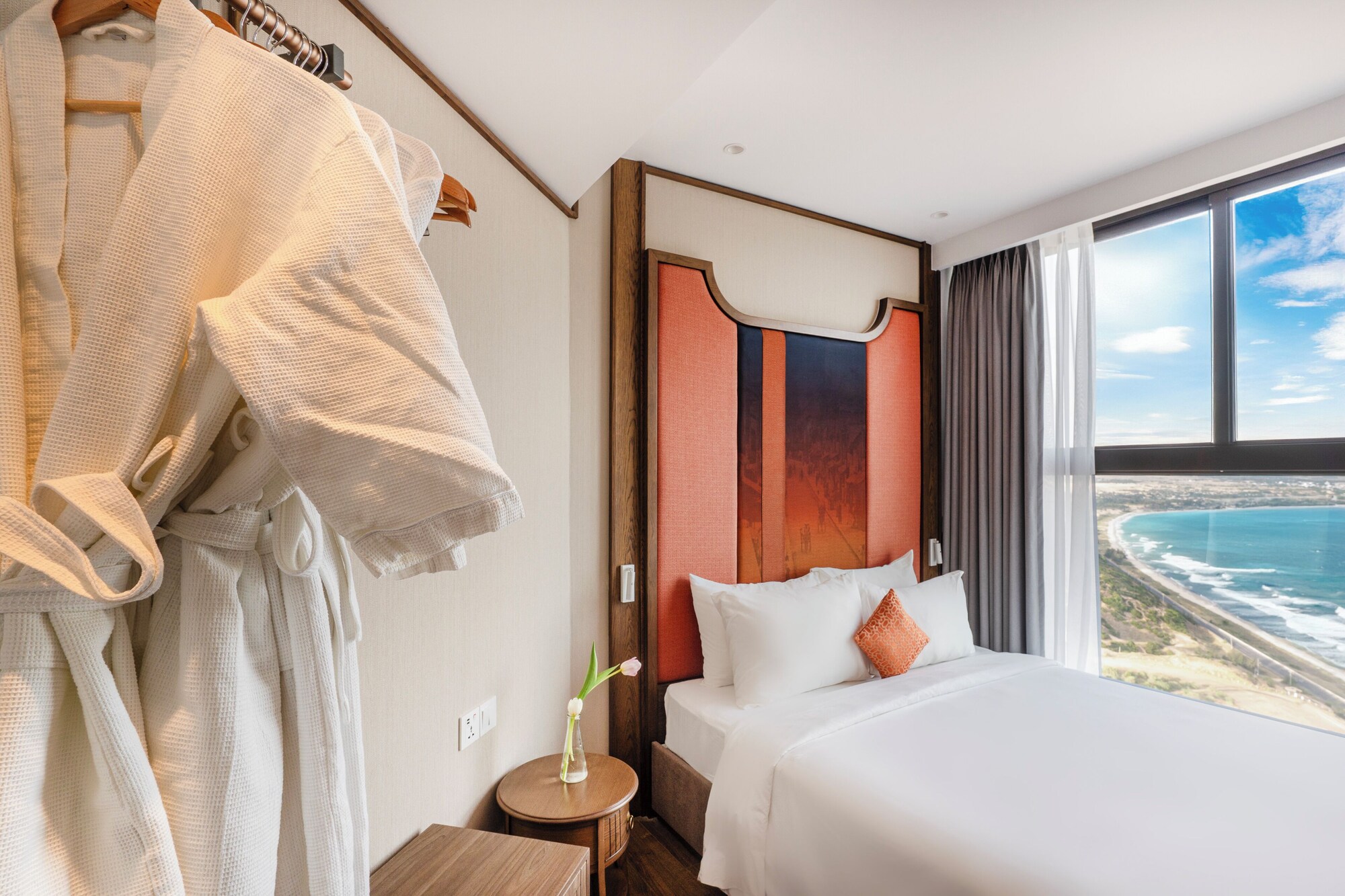 Mandala Apartment & Resort Chambay, Mui Ne - By B4B & S3Boutique double bed room