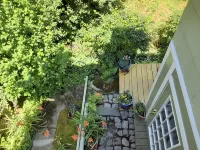 Panoramic view, large deck, ground floor apartment, walk to subway and beach