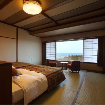 Japanese Modern Ocean Side [Standard] [Japanese-Western Room] [Non-Smoking] [Ocean View] 男鹿温泉　結いの宿　別邸　つばき クーポン