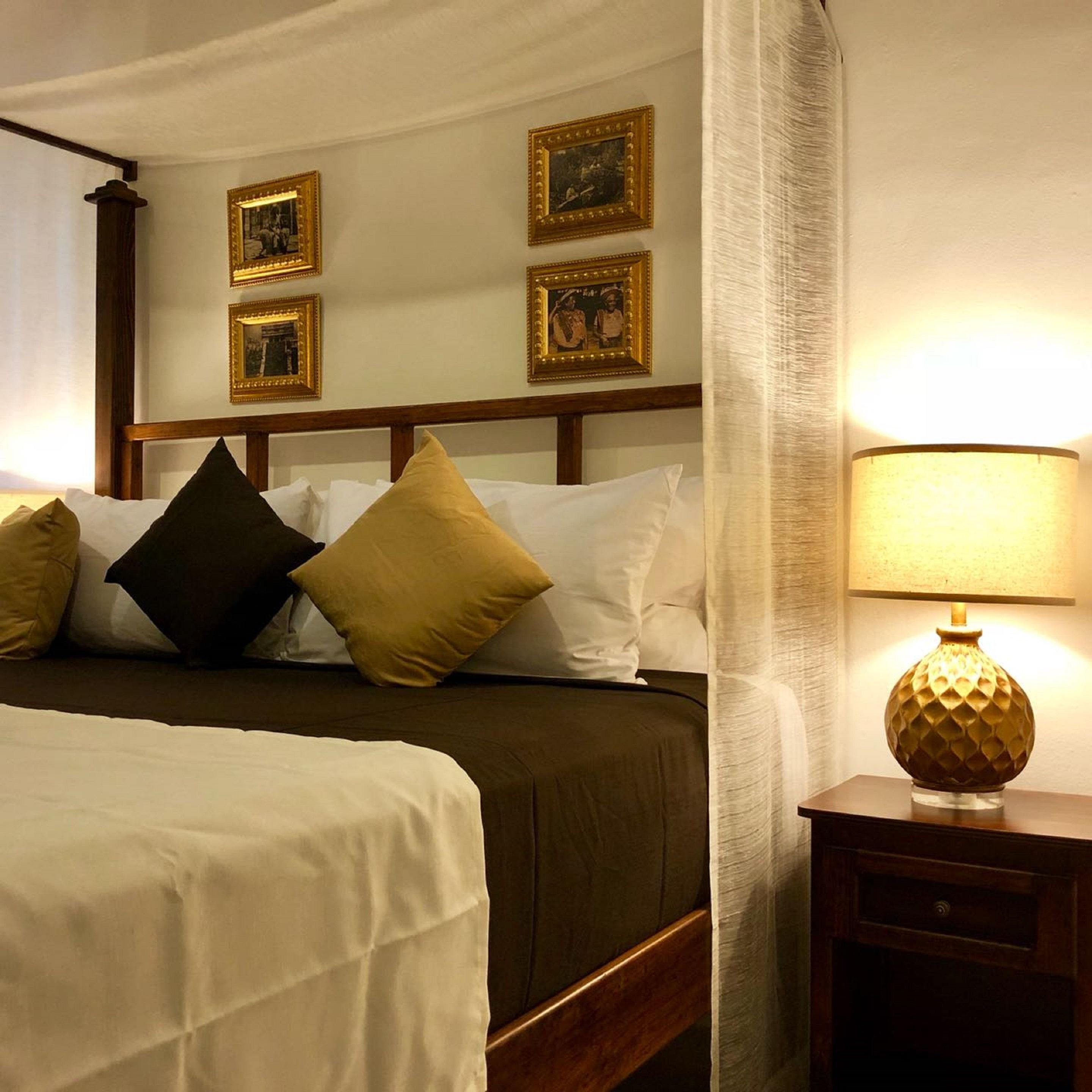 标准双人房， 1 张特大床， 花园景观