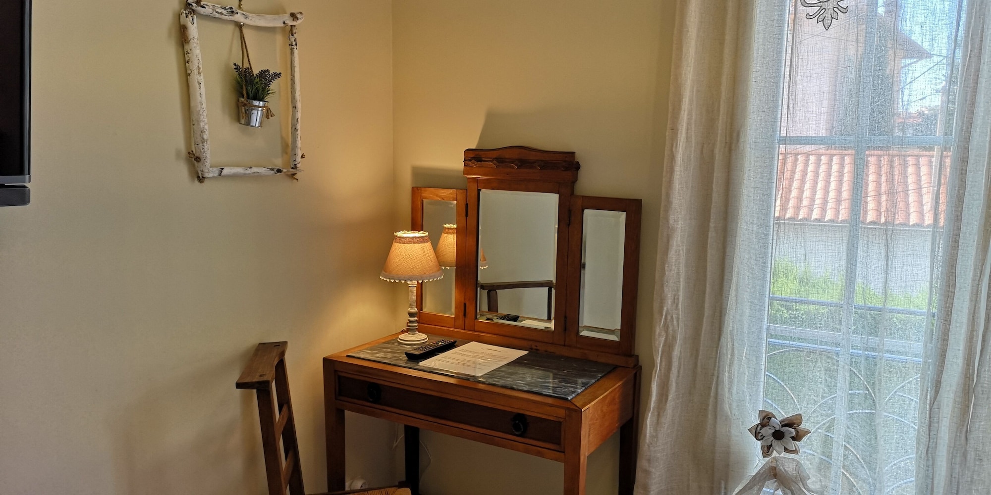 舒适双人房或双床房， 私人浴室， 花园