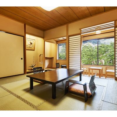 広縁スペース付き和室 (本館月見亭) 湯けむりの里 柏屋 クーポン