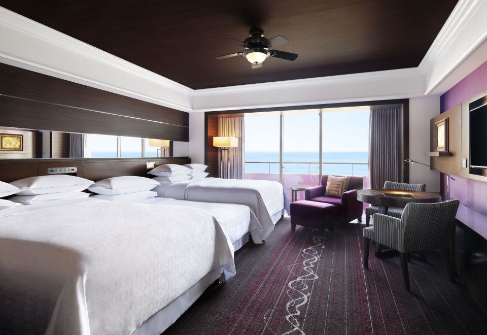 Sheraton Grande Tokyo Bay HotelSheraton Club 3 Beds, Club Guest Room, 2 Doubles 1 Twins, Balcony