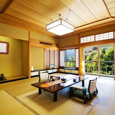 和風コーナーリバービュールーム(浴室) 黒部・宇奈月温泉 桃源 クーポン
