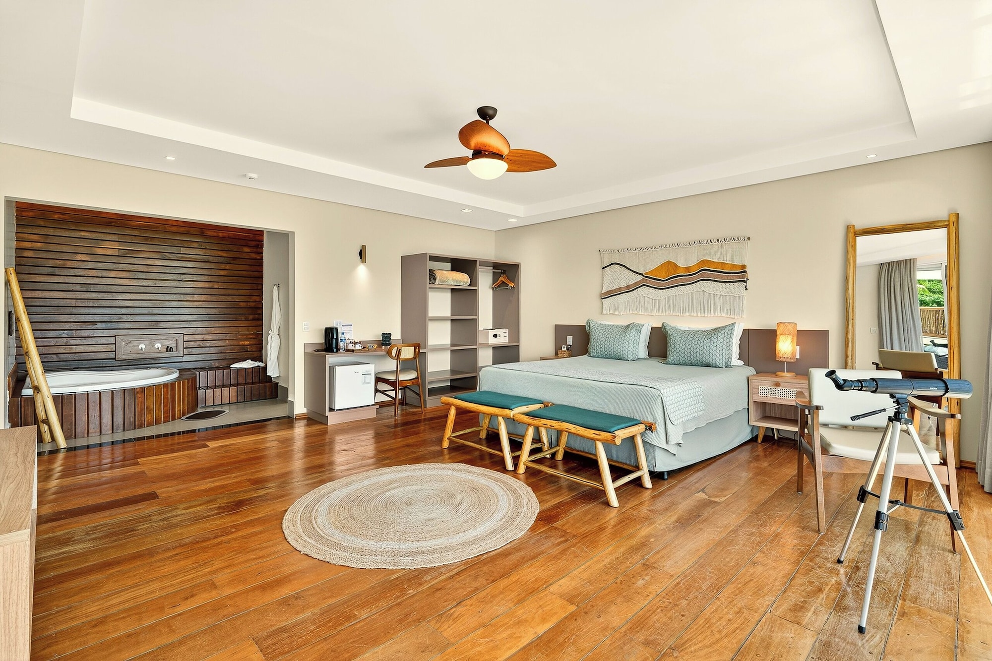 独家双人房， 按摩浴缸