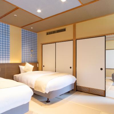 Suite Japanese-Western Room, Non-Smoking (Semi-Open-Air Bath with An Indoor Bath (Aokan)) 源泉湯の宿 松乃井 クーポン
