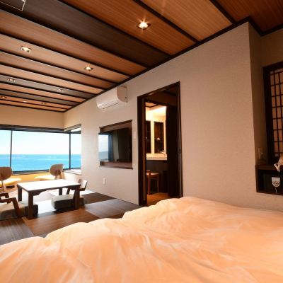Deluxe, Japanese-Western Mixed with Bath, Ocean View