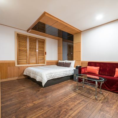 디럭스 더블룸 (욕실) Busan Gamjeon MU Hotel 쿠폰