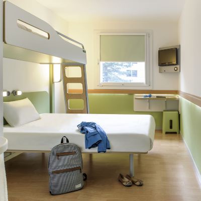Triple Room With Large Bed And Overhead Bunk