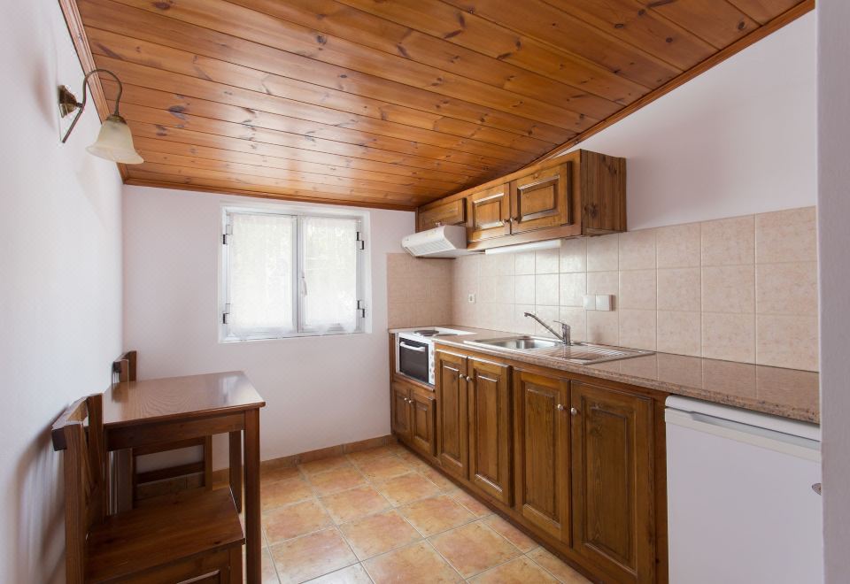 公寓， 简易厨房， 庭院