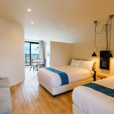 Design Twin Room, Non Smoking, Ocean View ブルーステーキワンダー沖縄北谷 クーポン