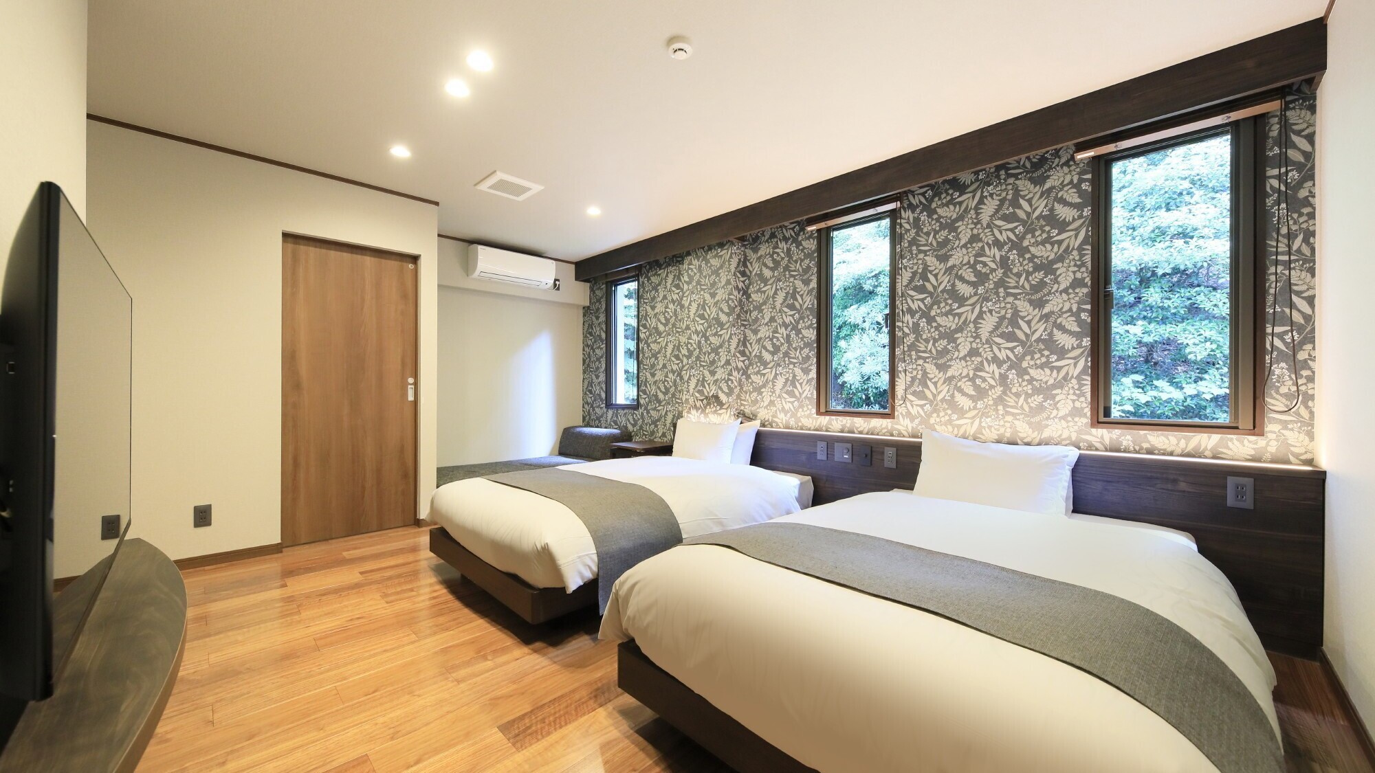 标准双床间 - 看不到风景