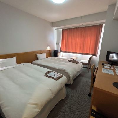 標準ツインルーム、喫煙可（18.15フィート2ベッド幅1200ミリ） グランドパークホテル大館 クーポン