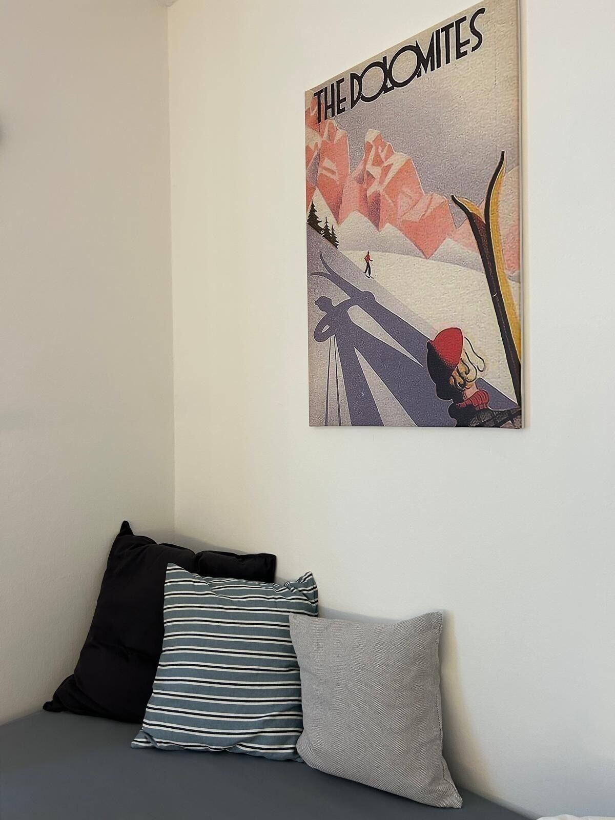 豪华三人房，带双人床和梳化床，无烟，独立浴室