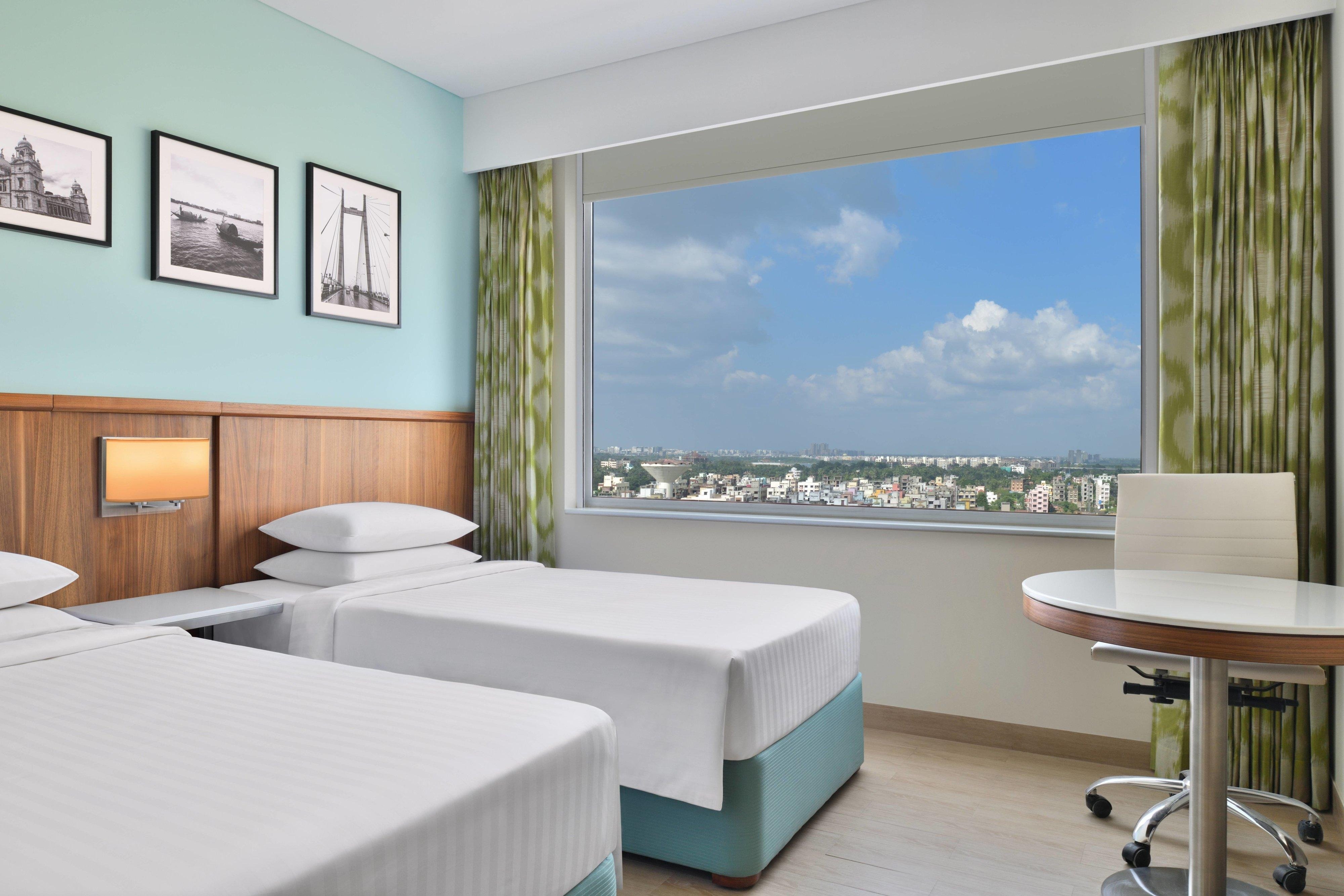 客房 - 带2张单人床