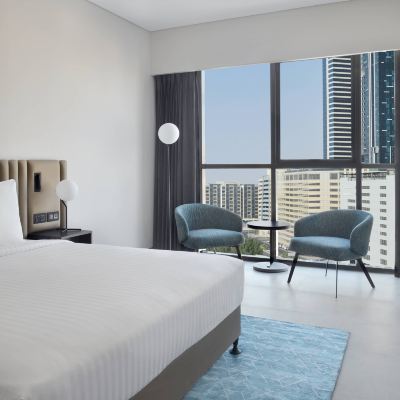 Junior King Bed Suite With City View Courtyard by Marriott World Trade Centre, Dubai Promo Code