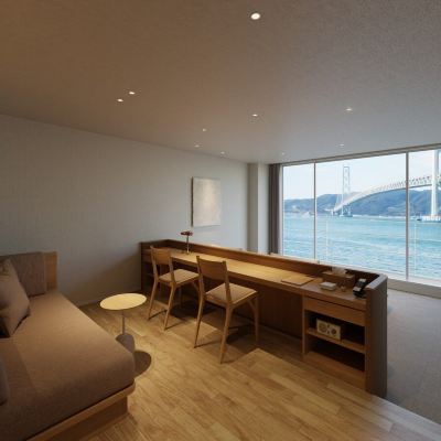 Main Building Regular Floor Premium, Hollywood Twin With Bath, Ocean View ホテルセトレ神戸・舞子 クーポン