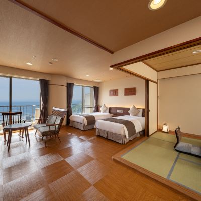 Japanese-Western style Room Deluxe A(With private bathroom)(Non-smoking)