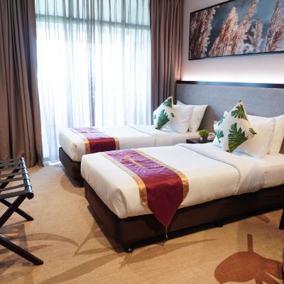 Deluxe Twin Room Kupon Amansari Residence Resort