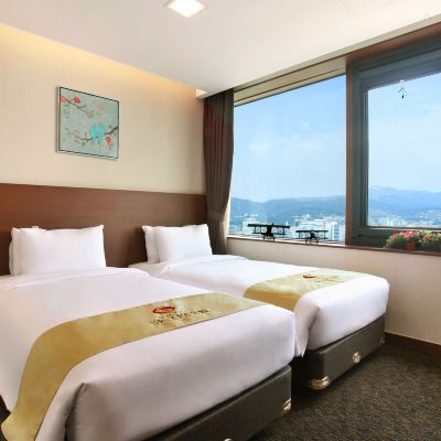 【K-美粧和購物】雙床房，陽台+30，000代金券+Doota優惠券+海苔（送完為止） 空中花園東大門金斯敦酒店優惠