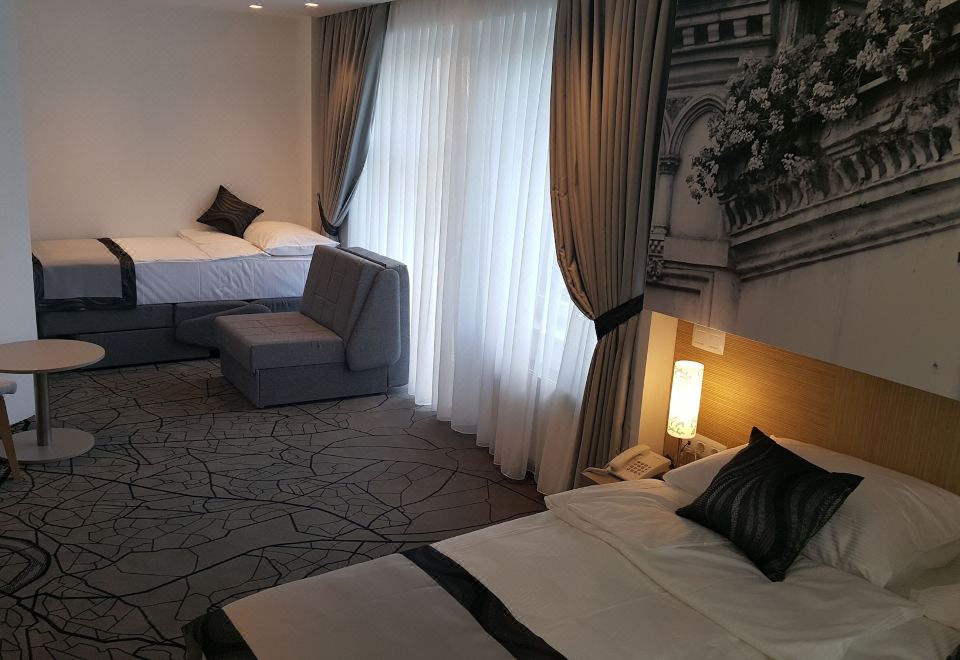 标准三人房， 1 间卧室， 无障碍