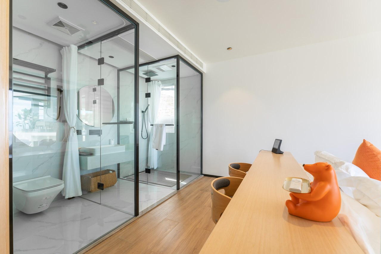 Shengsi qing yu jing house多宝鱼·海景投影浴缸大床房