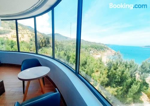 带海景的家庭双床房