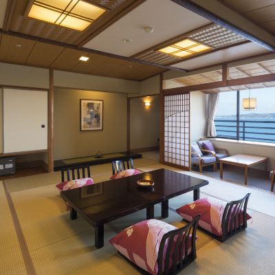 オーシャンビュー和室(禁煙)(本館) 和倉温泉 日本の宿 のと楽 クーポン