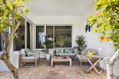 享有花园景致的公寓