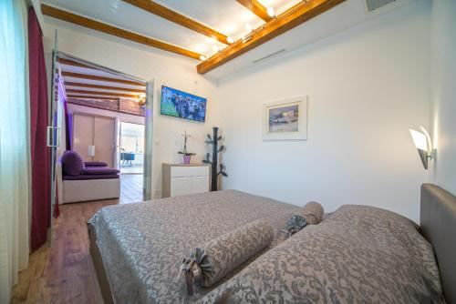 带有玻璃露台和阳台的高级公寓