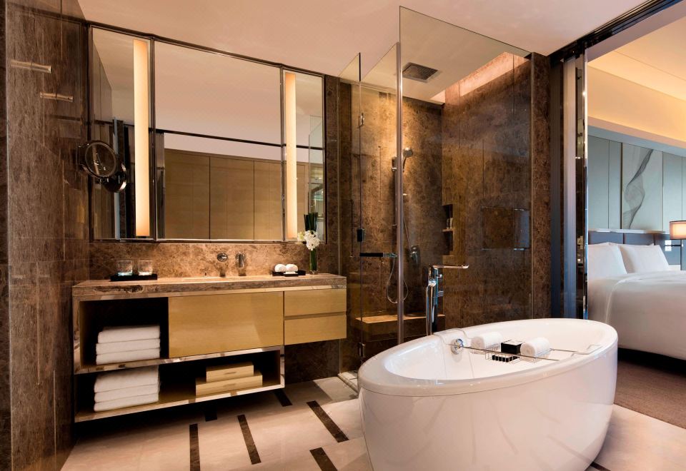 尊貴豪華雙床房-盡覽繁華都市城景