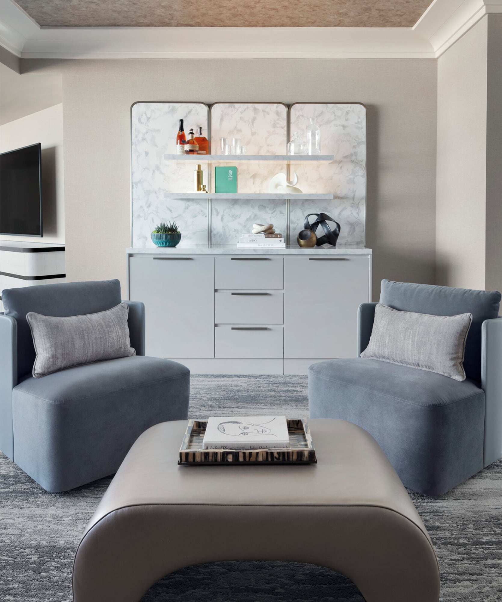 總統街景套房 - 帶1張特大床