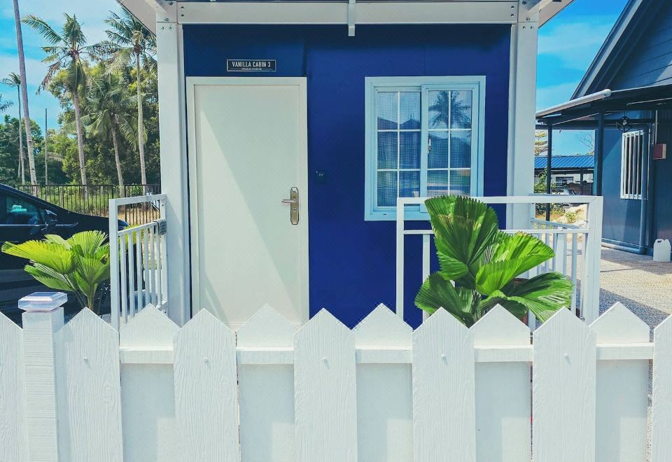 小屋， 1 间卧室， 阳台