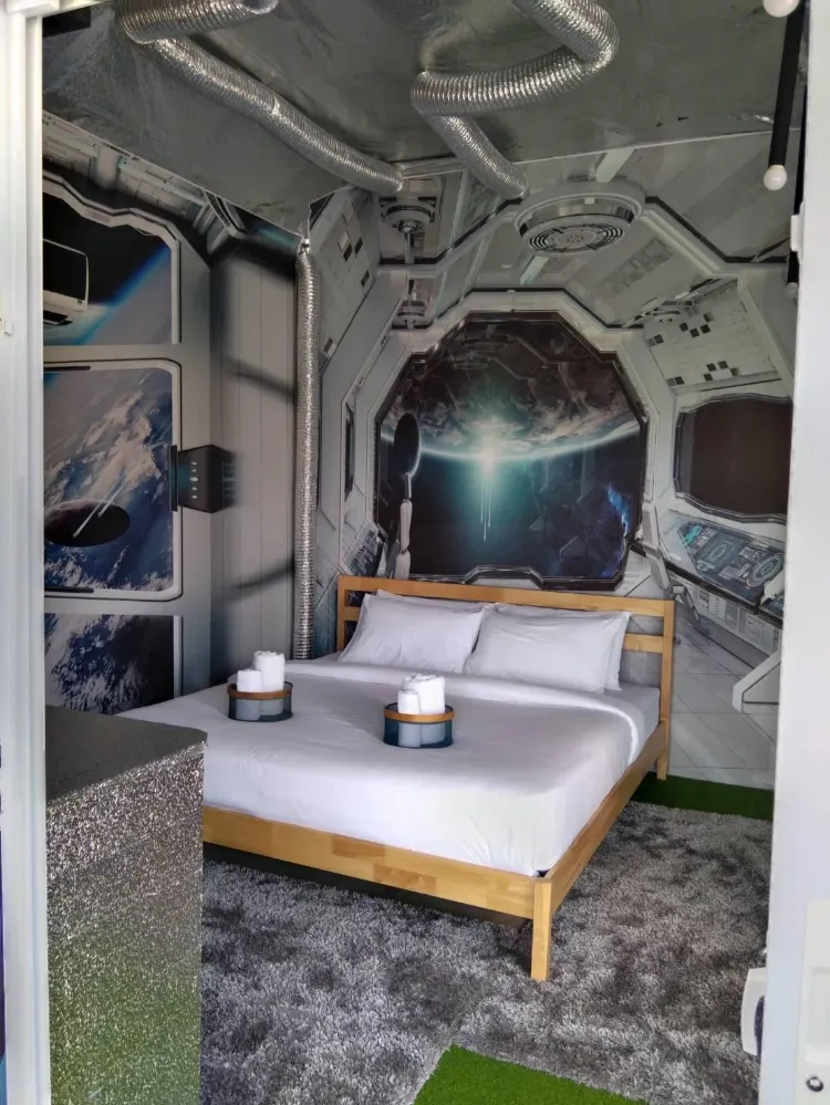 ห้องวิวสวนหย่อมที่มีลาน